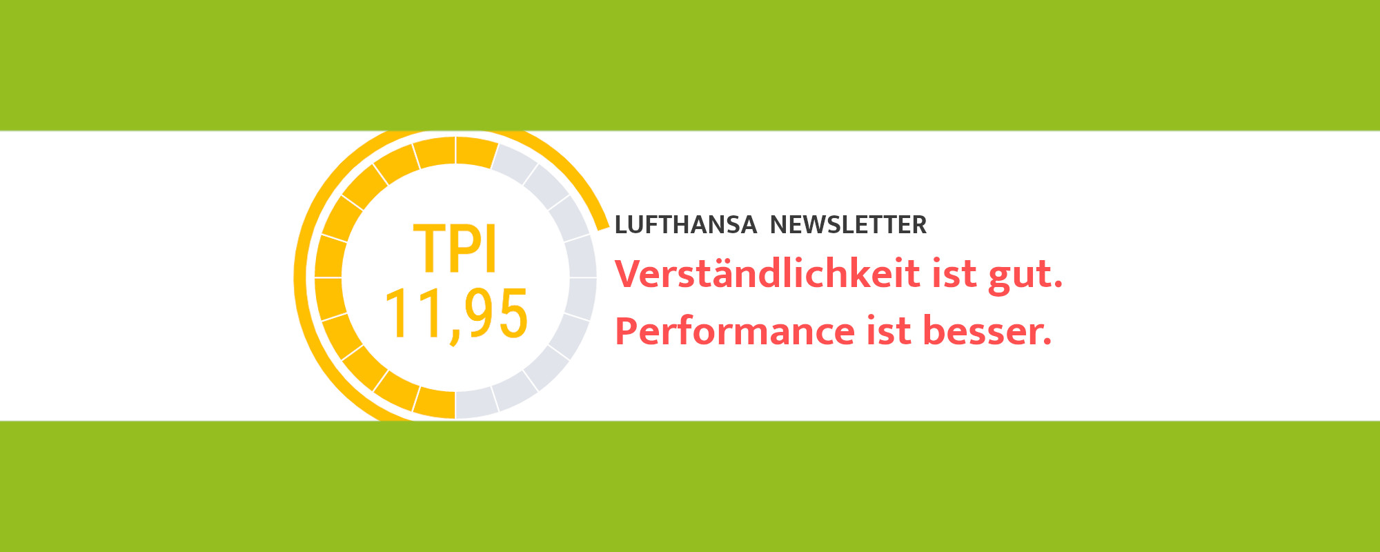 Verständlichkeit ist gut. Performance ist besser.